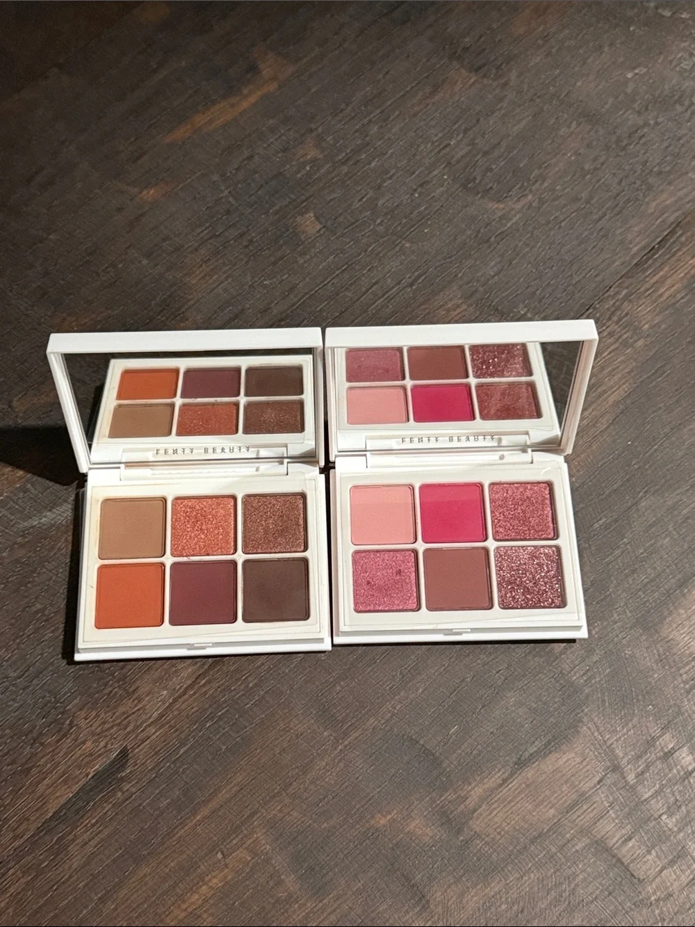 Fenty Beauty Snap Shadows Eyeshadow Palettes #3 Deep Neutrals & #4 Rose